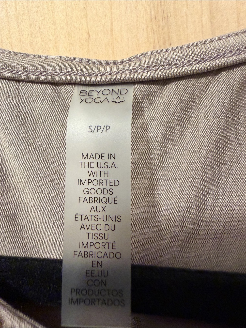 Beyond Yoga Taupe Twist-Front Maxi Dress size small excellent condition - Picture 3 of 3